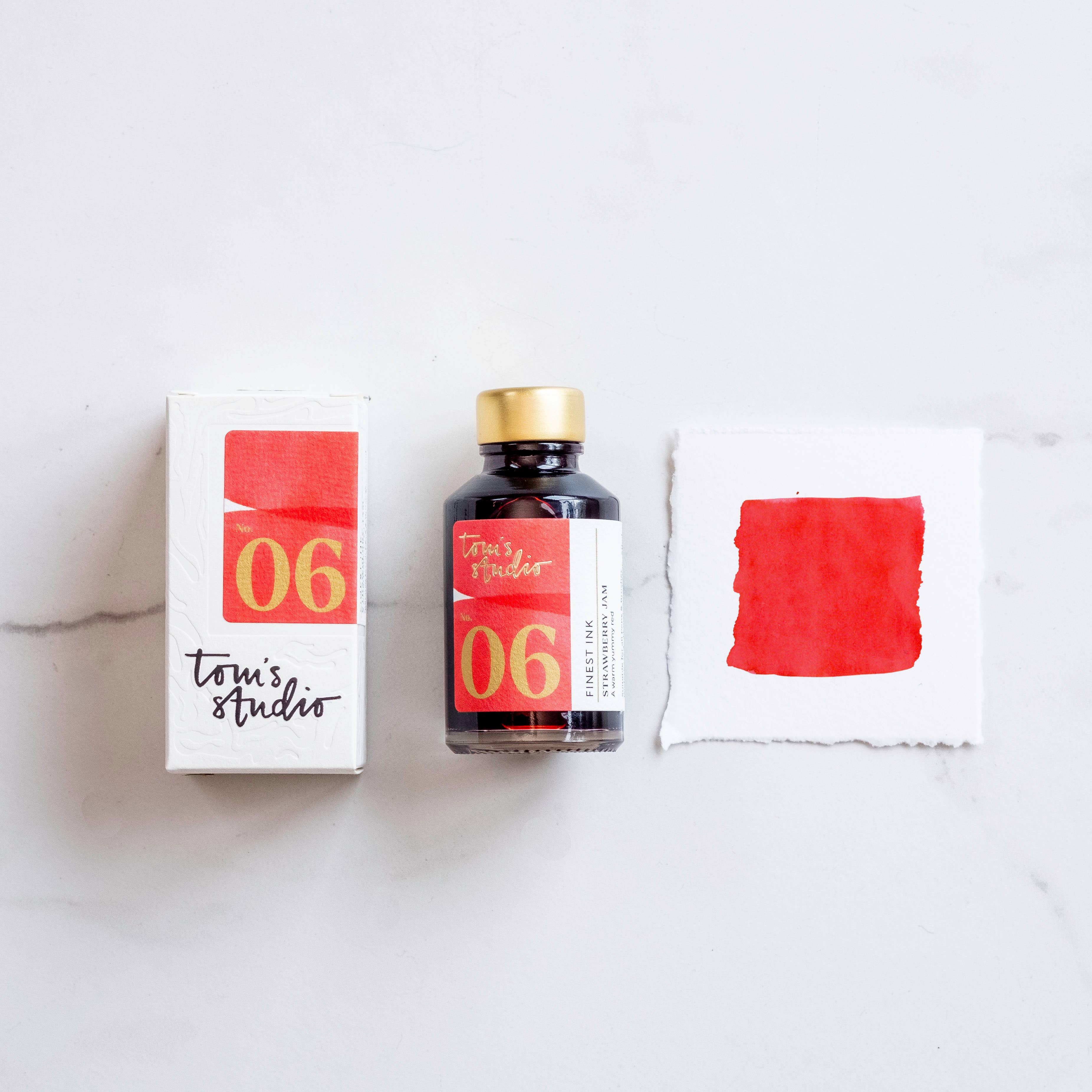 Fountain Pen Ink - Strawberry Jam (Tom's Studio)