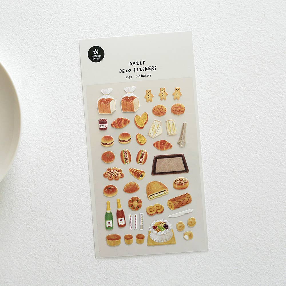 Old Bakery Sticker Sheet – 1177