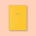 Yellow Grid Softcover Notebook