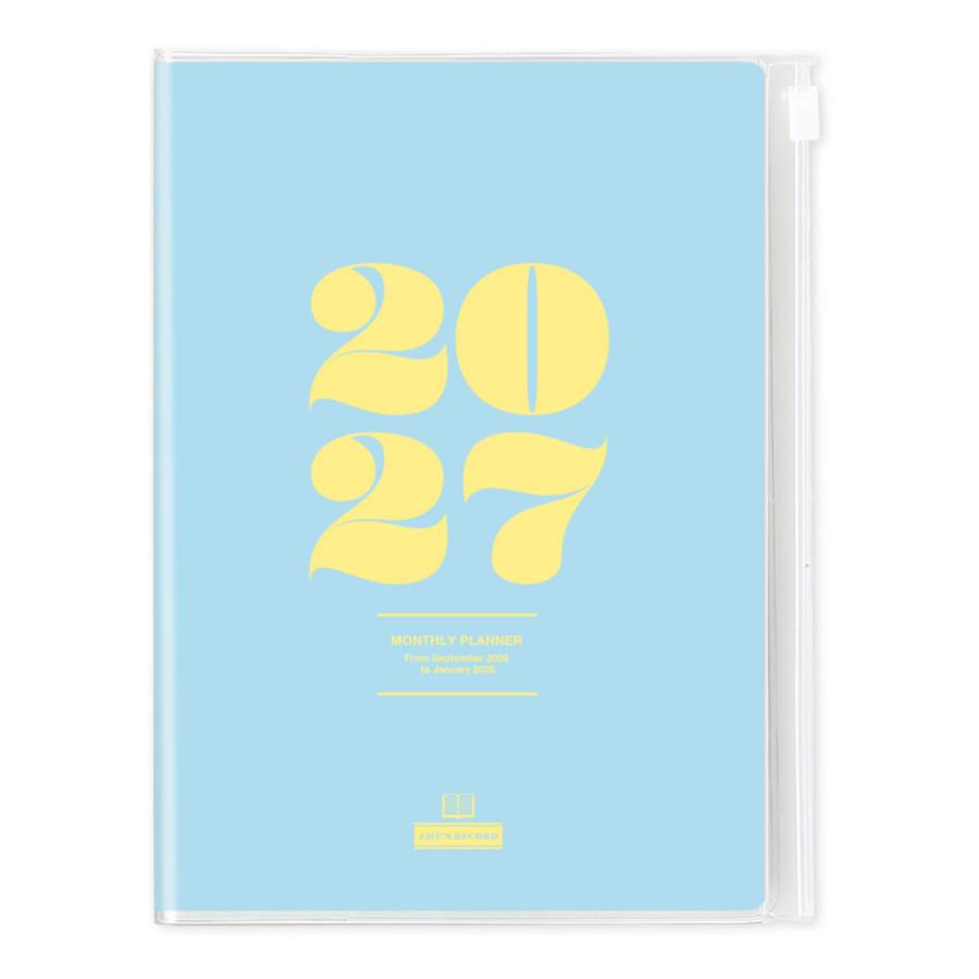 RYU-RYU 2027 A5 Schedule Planner – Light Blue