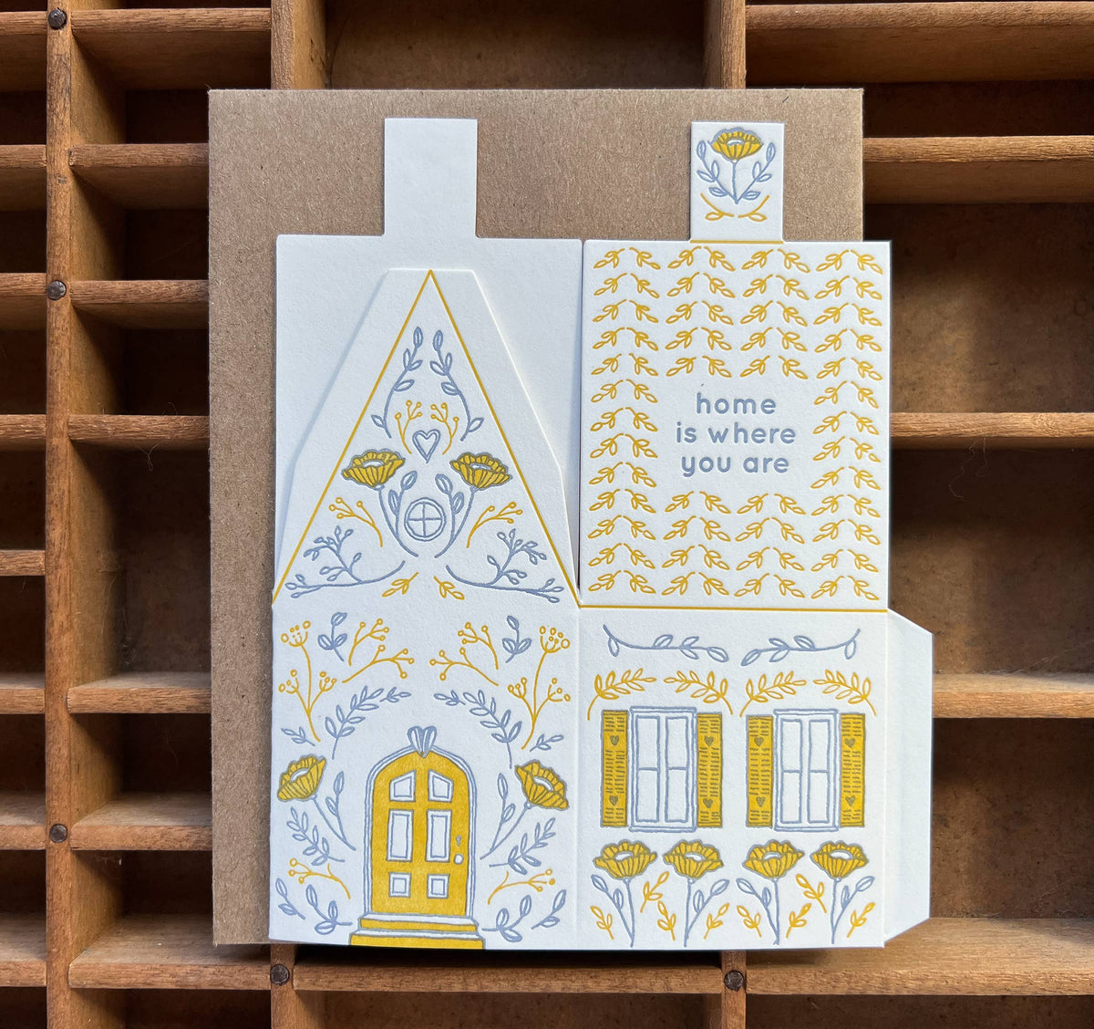 3D House Card – "Home is where you are"