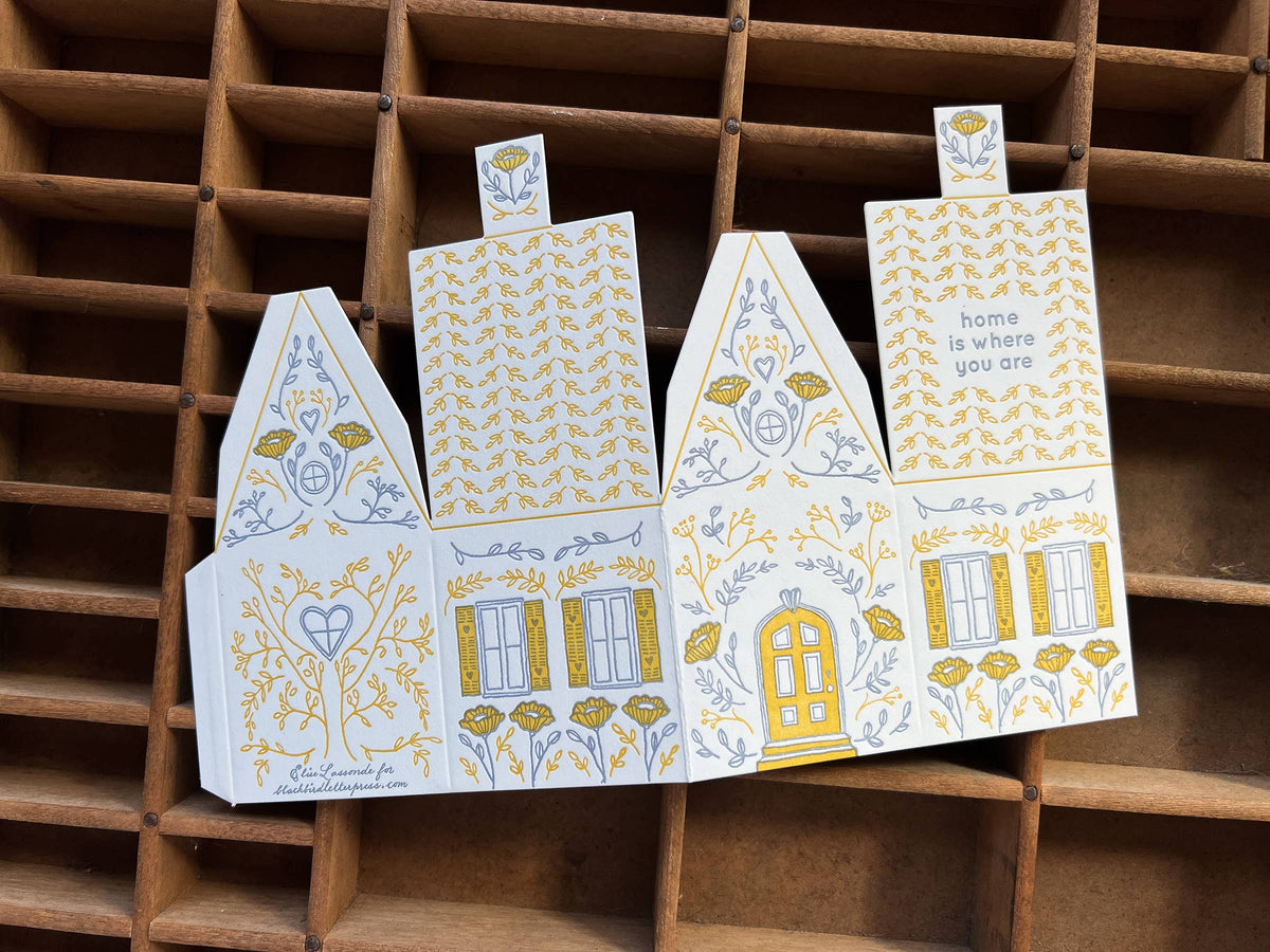 3D House Card – "Home is where you are"