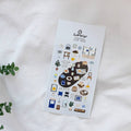 Café Blue Sticker Sheet – No. 1108