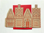 3D House Card – Gingerbread house