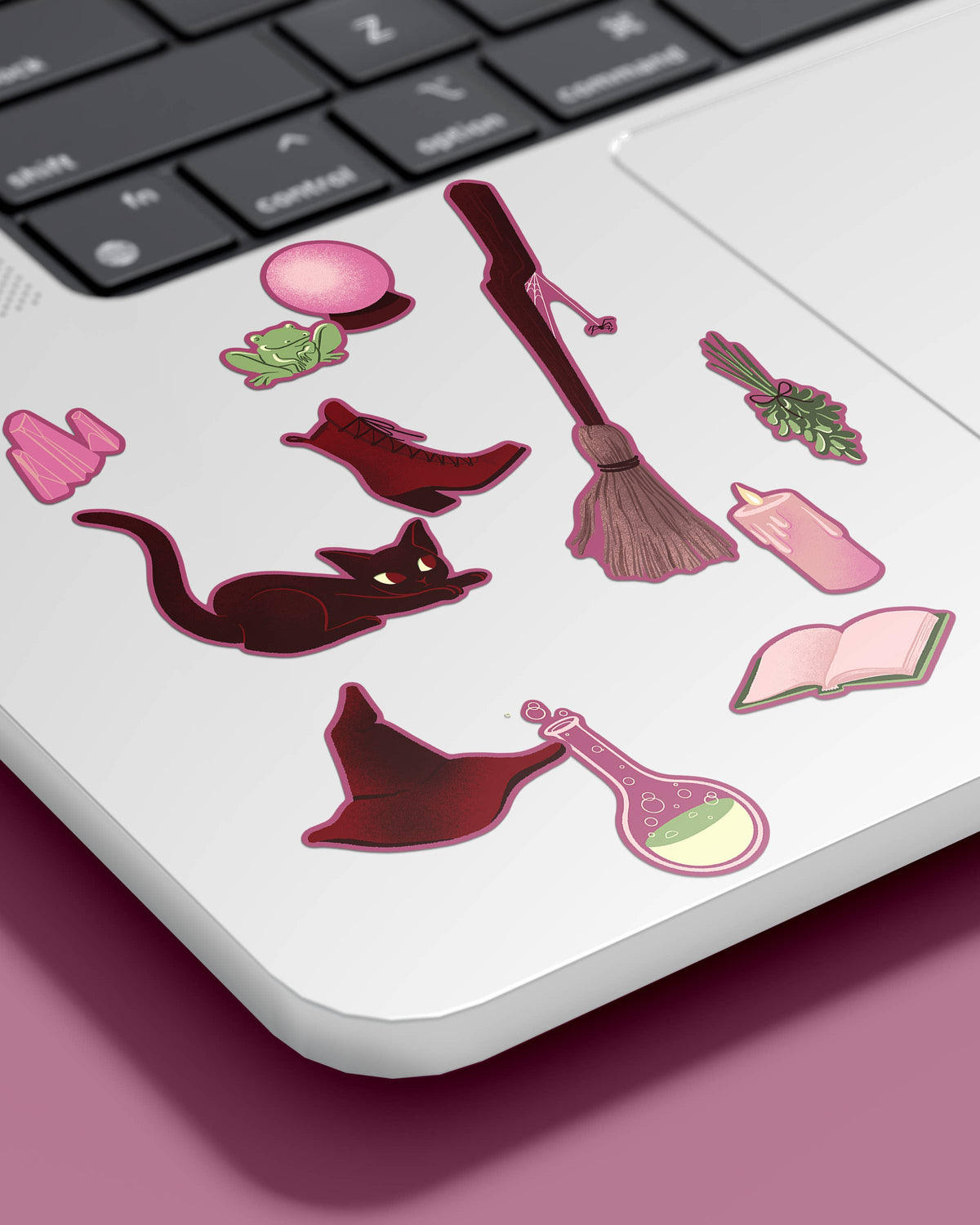 Witchy Vibes - Illustrated Magic Halloween Sticker Sheet