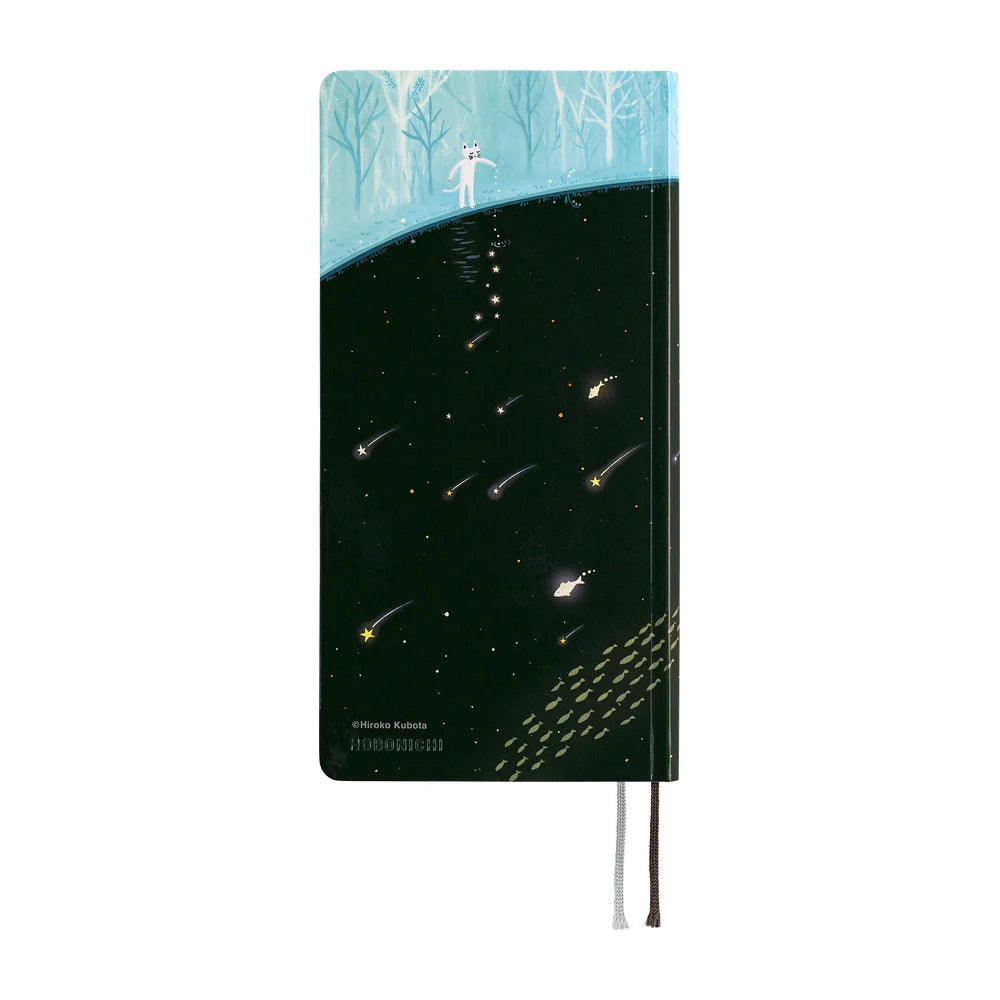 Hobonichi Techo 2027 Weeks – Hiroko Kubota: Meteor Shower in the Light Blue Forest