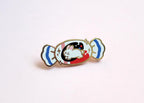 White Rabbit Candy Enamel Pin