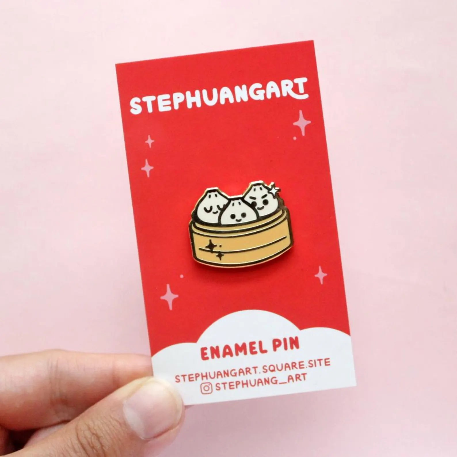 Soup Dumpling Enamel Pin