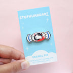 White Rabbit Candy Enamel Pin