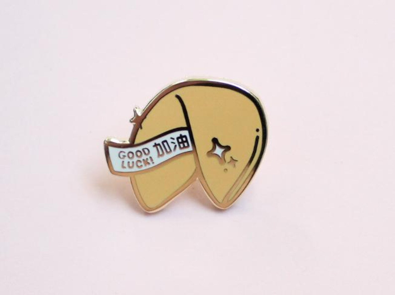 Fortune Cookie Enamel Pin