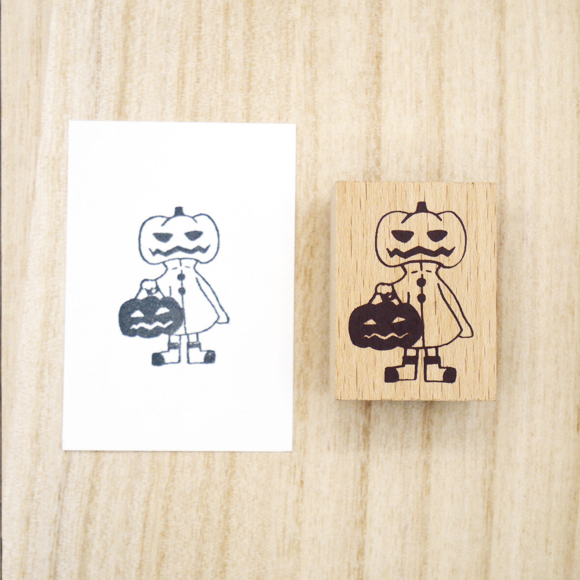 Wood Stamp – Jack-O’-Lantern