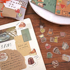 Kirakira Flake Stickers – With Coffee
