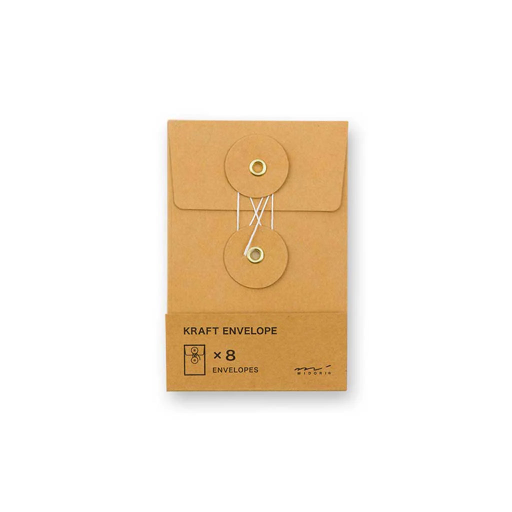 Travelers Kraft Envelopes w/ String