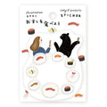 Necktie Sticker – Let's Eat Sushi