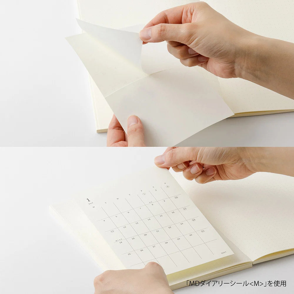 Midori MD Diary Sticker S – 2027