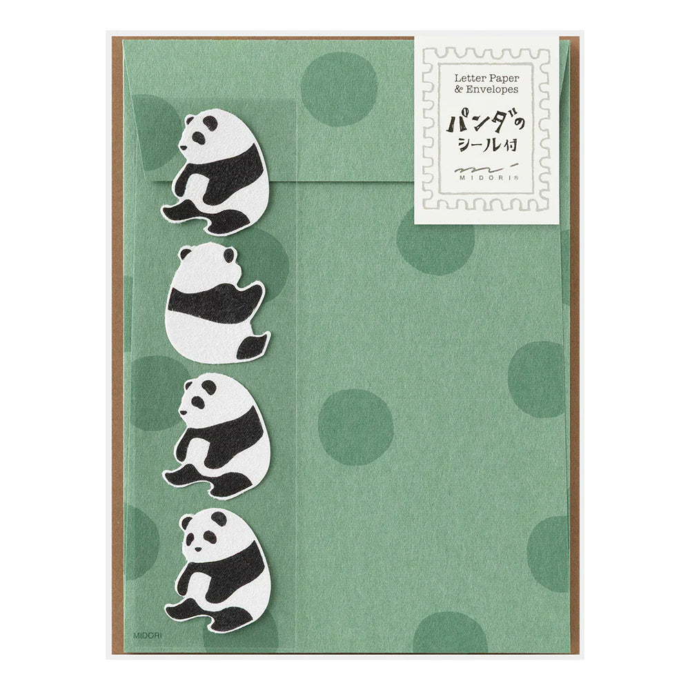 Midori Letter Set – Panda 948