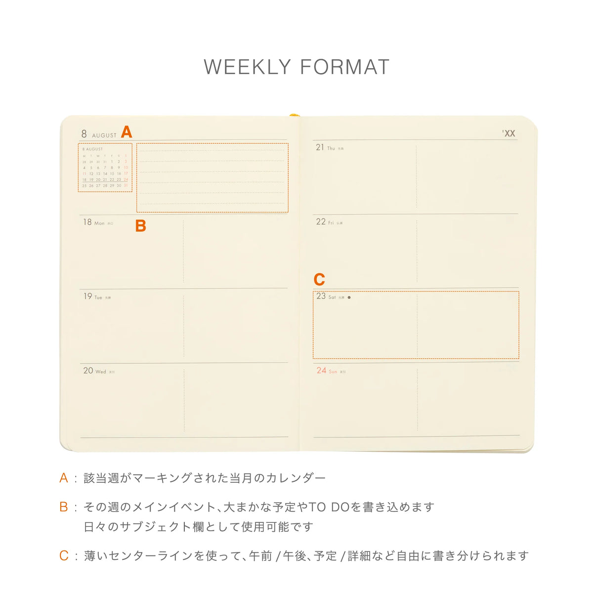 Hightide 2027 Weekly Diary Lepre A6 Block (NA2)