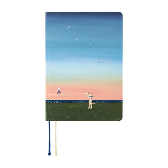 Hobonichi Techo 2027 HON A6 Hiroko Kubota: String Telephone Until the Moon is Full