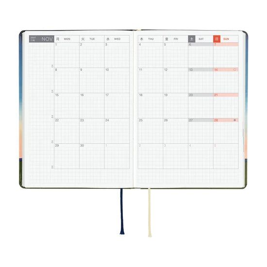 Hobonichi Techo 2027 HON A6 Hiroko Kubota: String Telephone Until the Moon is Full