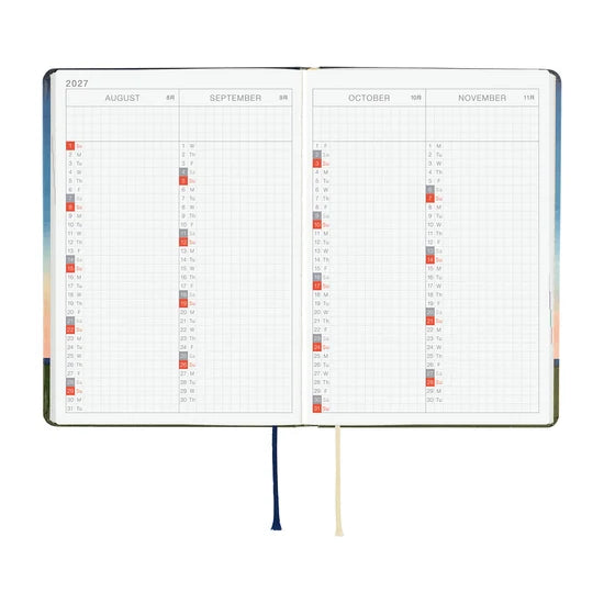 Hobonichi Techo 2027 HON A6 Hiroko Kubota: String Telephone Until the Moon is Full