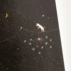 Hobonichi Graph A5 Notebook – Hiroko Kubota: Another night of falling star sparklers
