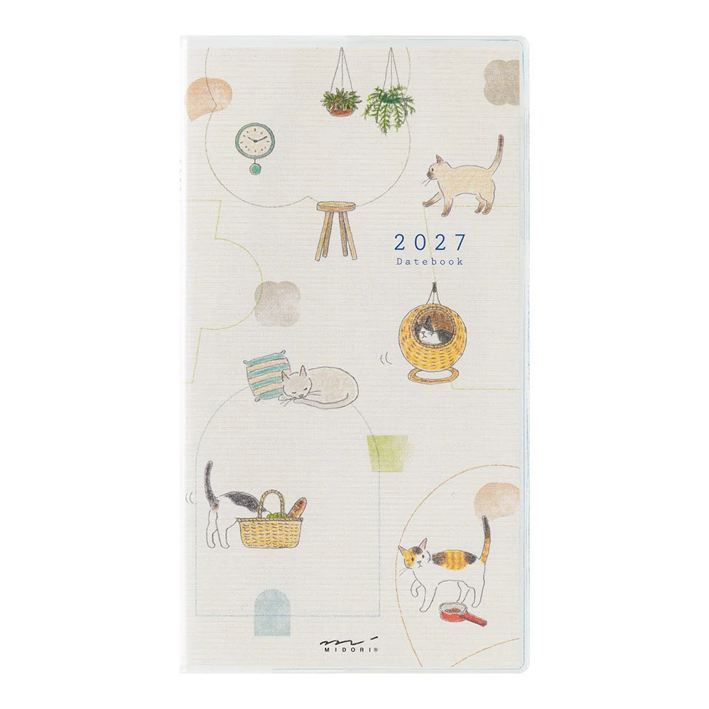 Midori Pocket Diary 2027 – Slim CAT