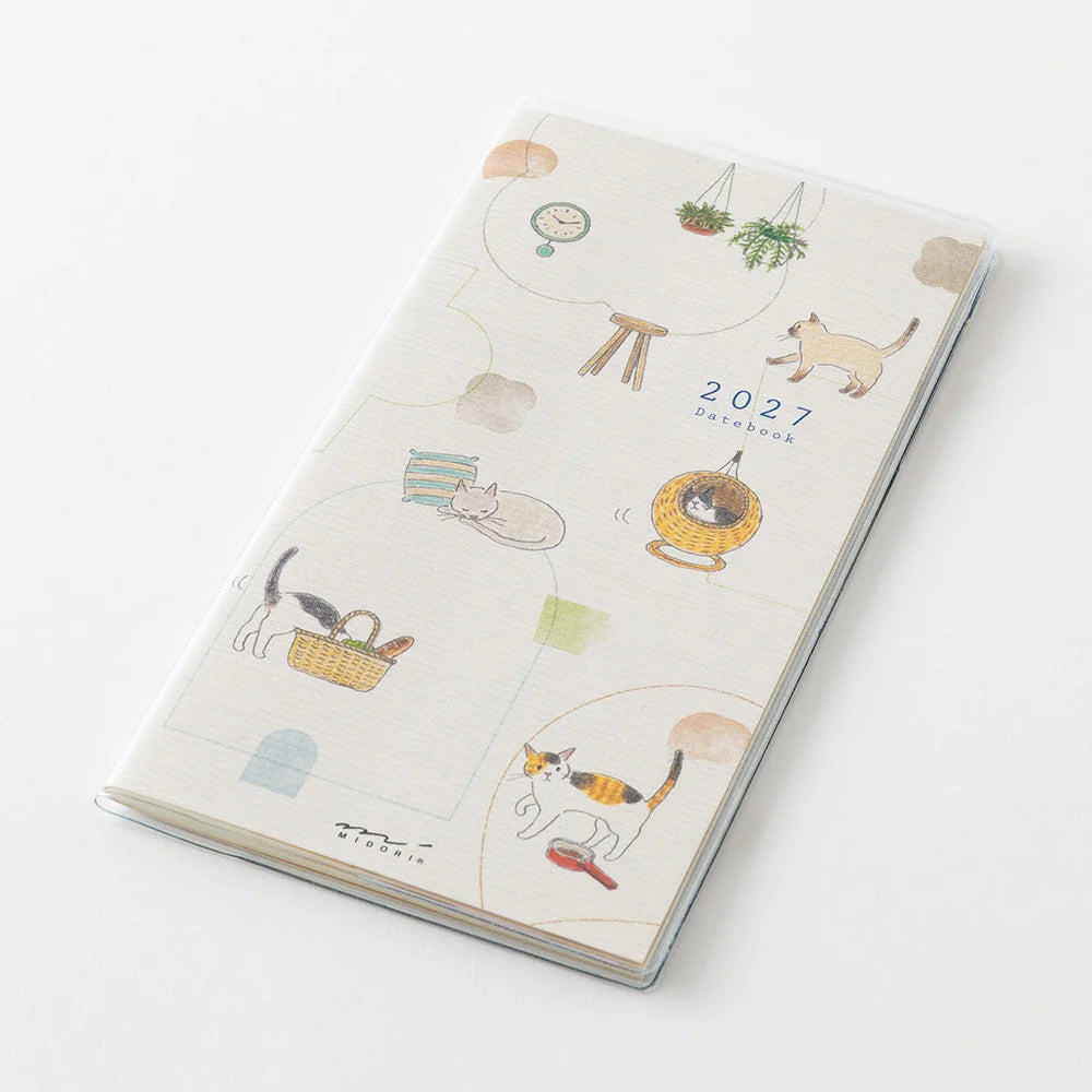 Midori Pocket Diary 2027 – Slim CAT