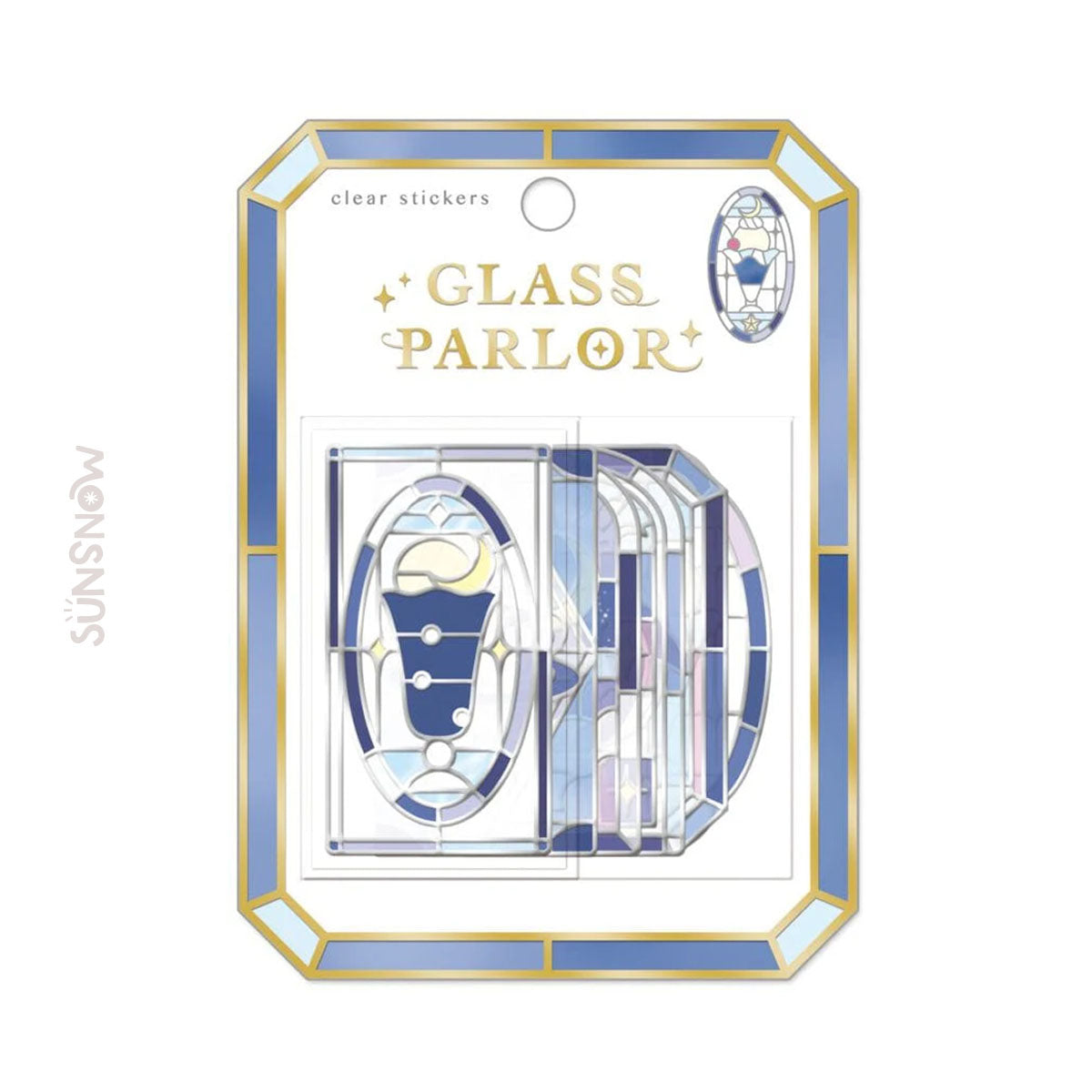 Glass Parlor 3D Sticker Stained Glass Inspired – Butterfly Pie