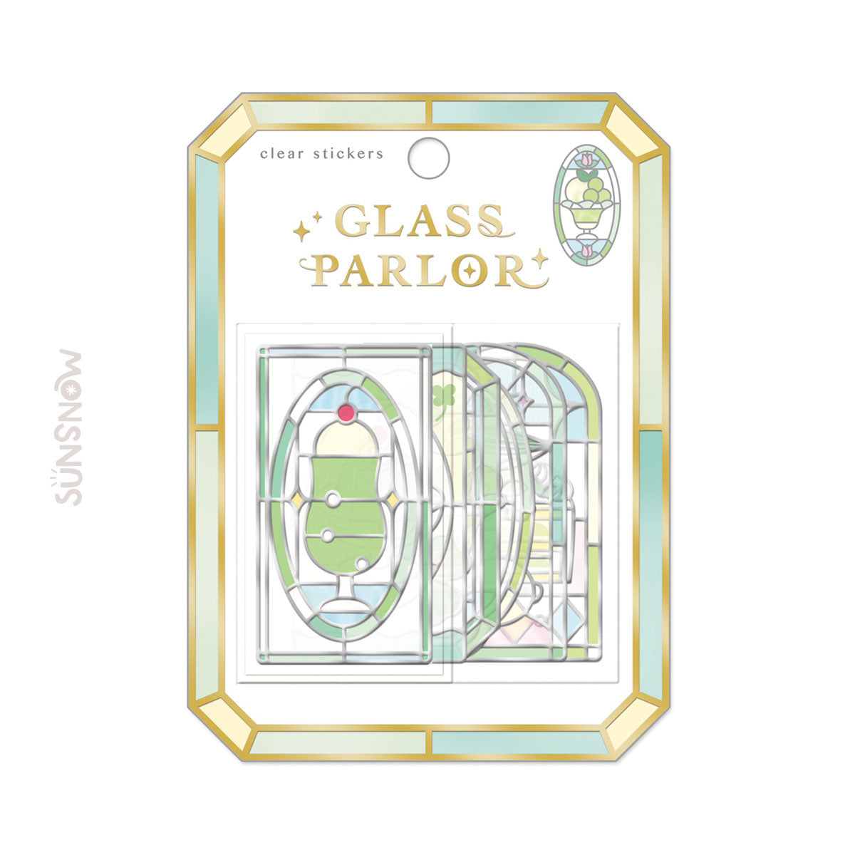 Glass Parlor 3D Sticker Stained Glass Inspired – Melon Soda