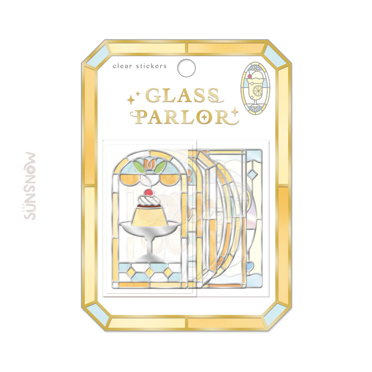 Glass Parlor 3D Sticker Stained Glass Inspired – Lemon