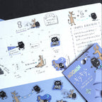 Moomin Glitter Flake Stickers – Stinky and Sniff