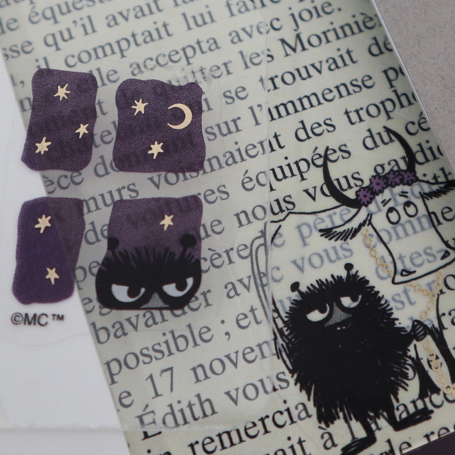 Moomin Glitter Flake Stickers – Stinky