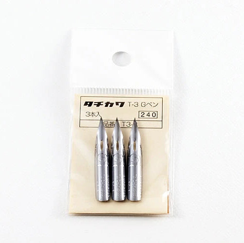 Tachikawa Dip G Pen Nib - Pack of 3