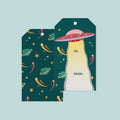 UFO / Spaceship Gift Tag