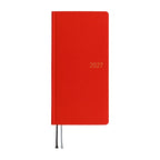 Hobonichi Techo 2027 Weeks Colors – Poppy Red