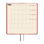 Hobonichi Techo 2027 Weeks Colors – Poppy Red