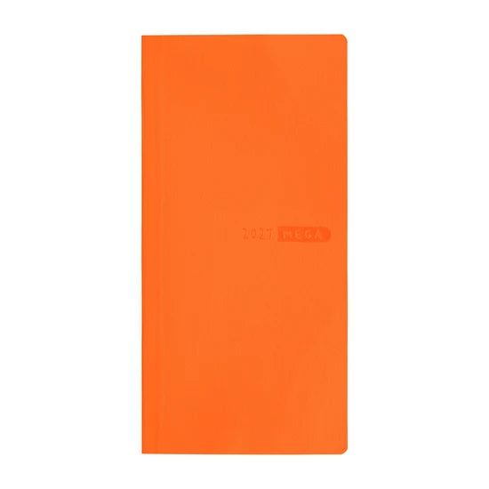 Hobonichi Techo 2027 Weeks MEGA Sneaker – Mandarin Orange