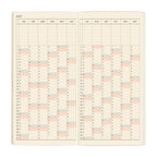 Hobonichi Techo 2027 Weeks MEGA Sneaker – Mandarin Orange