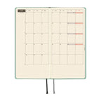 Hobonichi Techo 2027 Weeks Colors – Frosty Jade