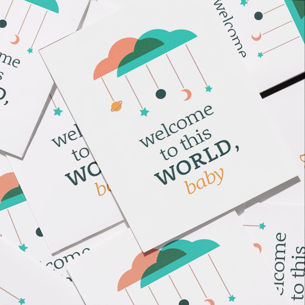 Welcome Baby Greeting Card